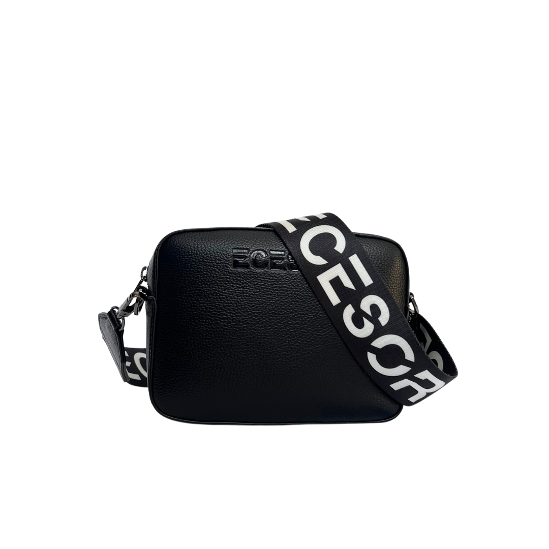 CROSSBODY BAG - SVART/VIT